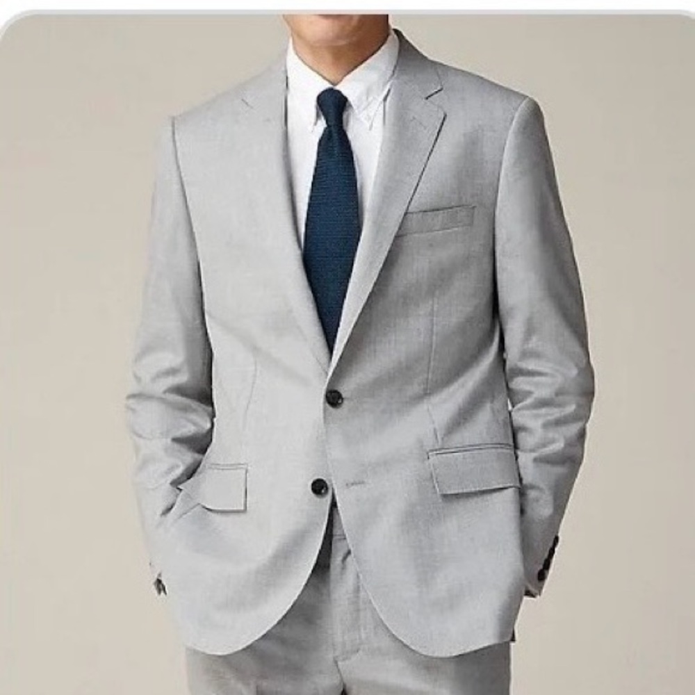 J. Crew Gray Ludlow Slim Blazer and pant